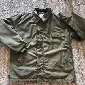 Vintage Alpha Industries Dark Green Men's A2 deck Jacket size XL cold weather
